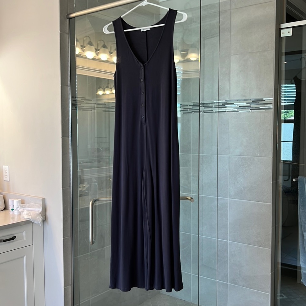Z supply button front romper